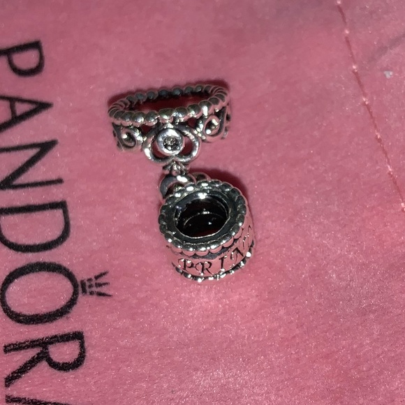 PANDORA Disney My Princess Tiara Dangle Charm, New - Picture 5 of 6